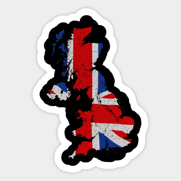 Great Britain Sticker by Sharkshock